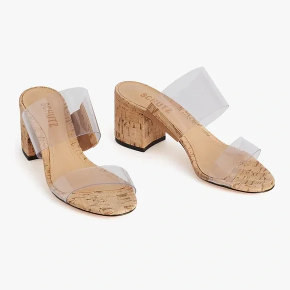 SCHUTZ Shoes Schutz Victorie Transparentenatural Poshmark
